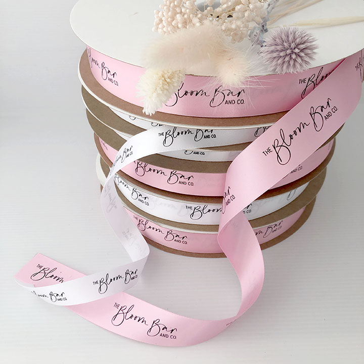 textile design ribbon print
